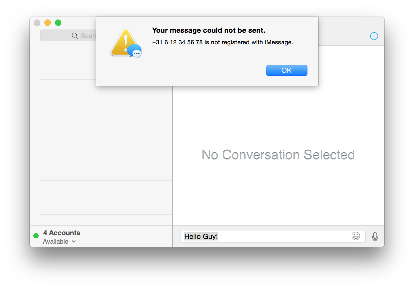 how to use messages on mac to text any phone