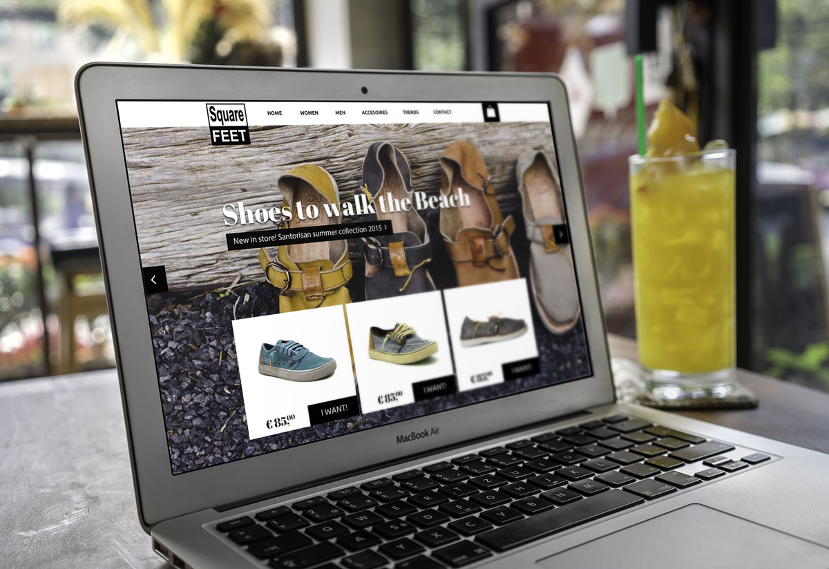 Webshop for Square Feet Shoes